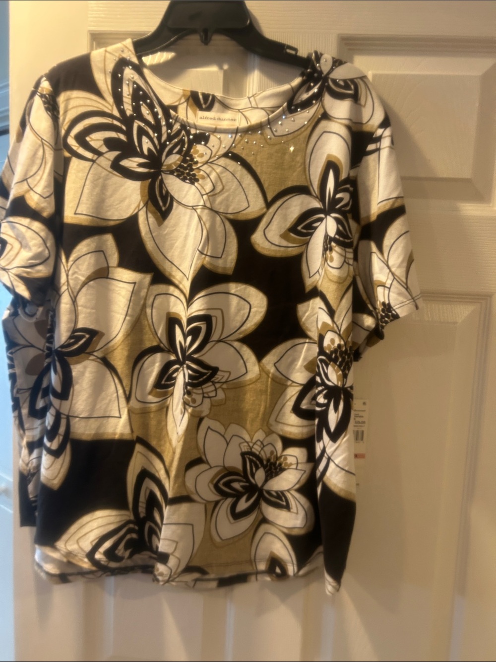 NWT Sz 2x Alfred Dunner detail driven T shirt
